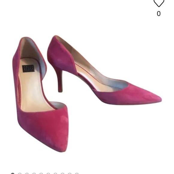 NWOT White House Black Market Ella
Rosey Pink Suede Pointed Toe Heels
Size 10M - Picture 1 of 8